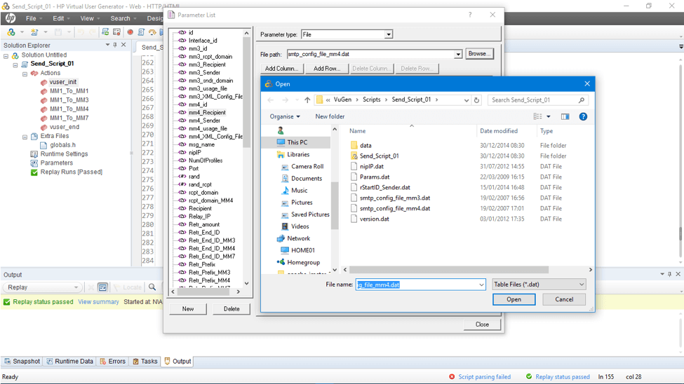 LoadRunner GUI