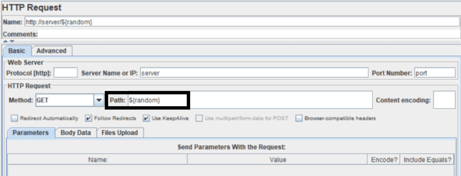 invoking variables in jmeter